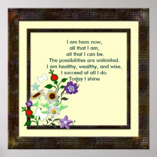 Ein Gedanke für den Tag Poster