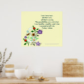 Ein Gedanke für den Tag Poster (Küche)