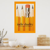 Ein Gedanke Poster (Küche)