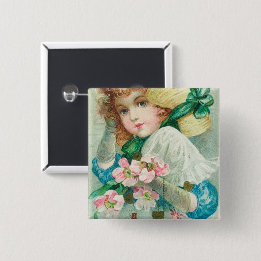 Ein gedankenfreudiger Freund mit Bonnet Button (Vorne & Hinten)