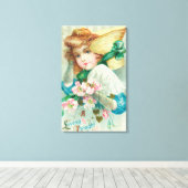 Ein gedankenfreudiger Freund mit Bonnet Leinwanddruck (Insitu (Holzboden))