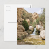 Ein Gedi Naturreservat - Ansichtskarte Postkarte (Vorne/Hinten)
