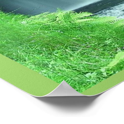 Ein Gedicht: Der Wasserfall Poster (Ecke)