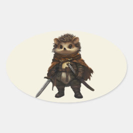 Ein gedienter Krieger Ovaler Aufkleber