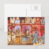 Ein gefährliches Bar Postkarte (Vorne/Hinten)