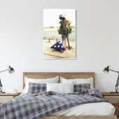 Ein gefallenes Soldatengerät Leinwanddruck (Insitu (Schlafzimmer))