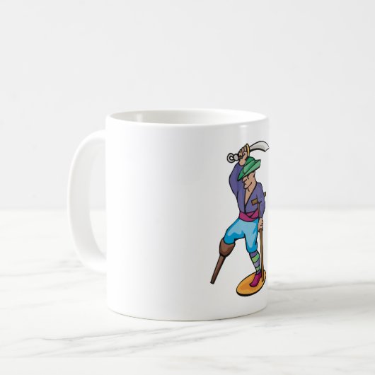 Ein gefälschter Pirat Kaffeetasse (Vorderseite Links)