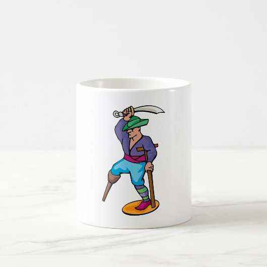 Ein gefälschter Pirat Kaffeetasse