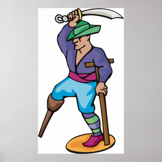 Ein gefälschter Pirat Poster (Vorne)