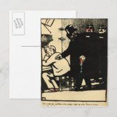 Ein Gefangener wird aus Verbrechen verbannt und Postkarte (Vorne/Hinten)