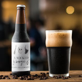 Ein gefickter Boogie | Frohe Halloween Bierflaschenetikett