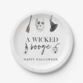 Ein gefickter Boogie | Frohe Halloween Pappteller (Vorderseite)