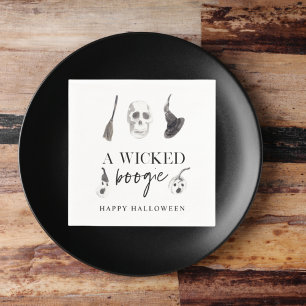 Ein gefickter Boogie Frohe Halloween Serviette