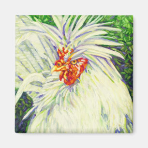 Ein Geflügel-Blick - Huhn Magnet