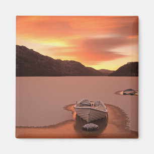 Ein gefrorener Loch   Ruthven, Großbritannien Magnet
