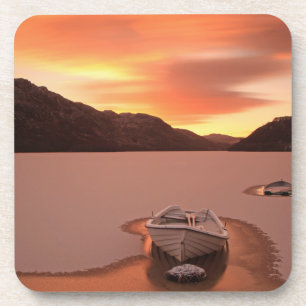 Ein gefrorener Loch Ruthven, Großbritannien Untersetzer