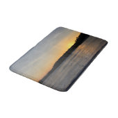 Ein gefrorener Sonnenuntergang Badematte (Schrägansicht)