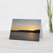 Ein gefrorener Sonnenuntergang