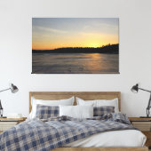 Ein gefrorener Sonnenuntergang Leinwanddruck (Insitu (Schlafzimmer))
