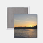 Ein gefrorener Sonnenuntergang Magnet (Vorderseite/Rückseite)