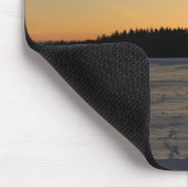 Ein gefrorener Sonnenuntergang Mousepad (Ecke)