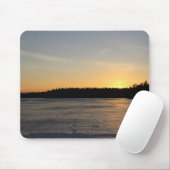 Ein gefrorener Sonnenuntergang Mousepad (Mit Mouse)