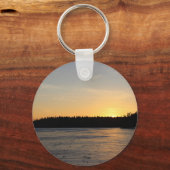 Ein gefrorener Sonnenuntergang Schlüsselanhänger (Vorderseite)