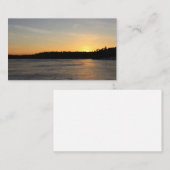 Ein gefrorener Sonnenuntergang Visitenkarte (Vorne/Hinten)