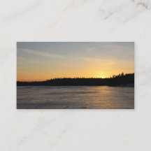 Ein gefrorener Sonnenuntergang