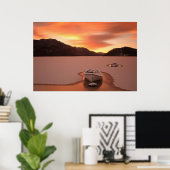 Ein gefrorenes Loch | Ruthven, UK Poster (Heimbüro)
