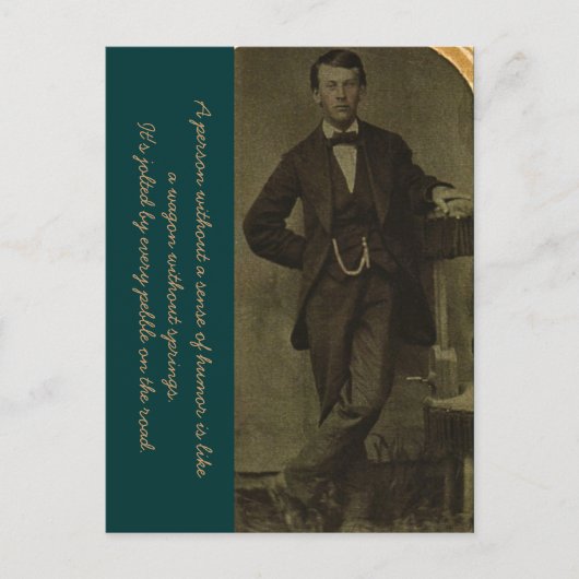 Ein Gefühl des Spaßes Postkarte (Vorderseite)