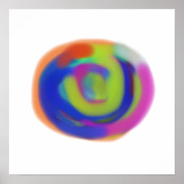 Ein Gefühl von Bewegung und Energie Poster