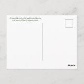 Ein Gefühl von Platz Postkarte (Rückseite)