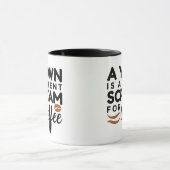 Ein Gegähne ist ein stiller Schrei für Tasse (Zentrum)