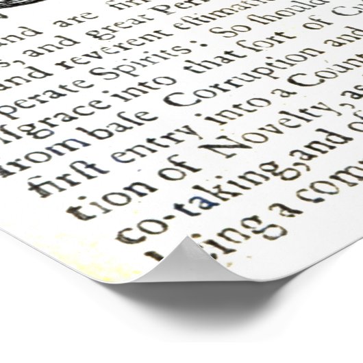 Ein Gegenwind für Tabak Poster (Ecke)