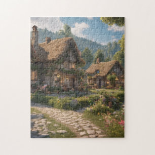 Ein geheimes Dorf: Das Magische Abdes-Puzzle Puzzle