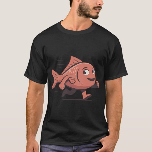 ein gehender Fisch T-Shirt (Vorderseite)