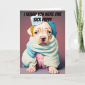 Ein geiler Welpe liebt es, gut zu werden Karte (Vorderseite)