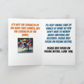 Ein geiler Welpe liebt es, gut zu werden Karte (Innenseite)