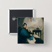 Ein Geisha-Mädchen Button (Vorne & Hinten)