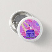 Ein Geist, der im Weltraum lebt Button (Vorne & Hinten)