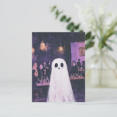 Ein Geist im Party Postkarte (Stehend Vorderseite)