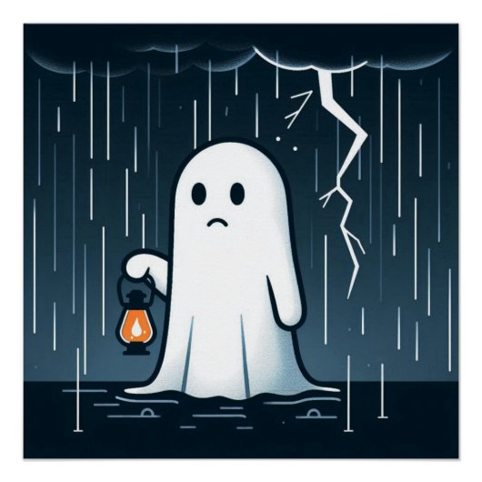 Ein Geist im Sturm Poster (Vorderseite)