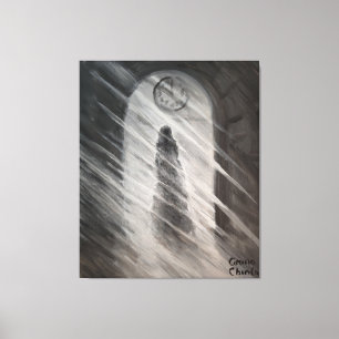 Ein Geist Leinwanddruck