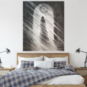 Ein Geist Leinwanddruck (Insitu (Schlafzimmer))