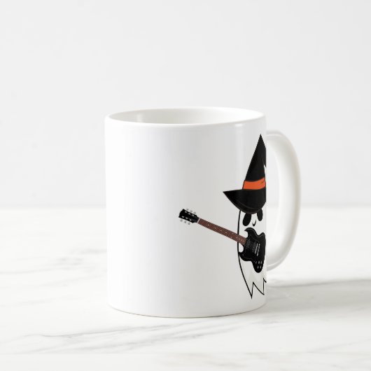 Ein Geist mit Gitarre Kaffeetasse (VorderseiteRechts)