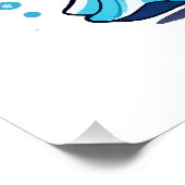 Ein Geist mit Kopfhörern auf Poster (Ecke)