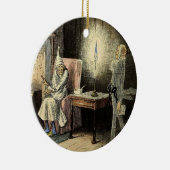 Ein Geist-Verzierung Weihnachtscarols Scrooge Keramikornament (Rechts)