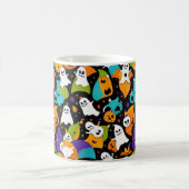 Ein geistes Halloween-Muster Kaffeetasse (Mittel)