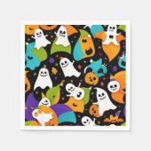 Ein geistes Halloween-Muster Serviette (Vorderseite)